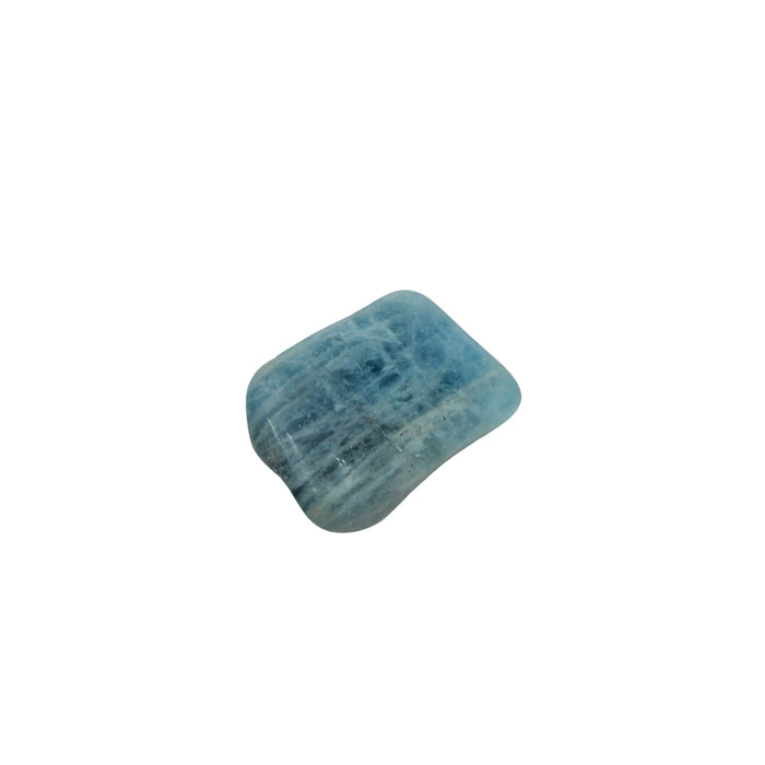 Aquamarine Tumbled Stones, AAA grade, 0.75 to 1.25 inch, from Minas Gerais, Brazil