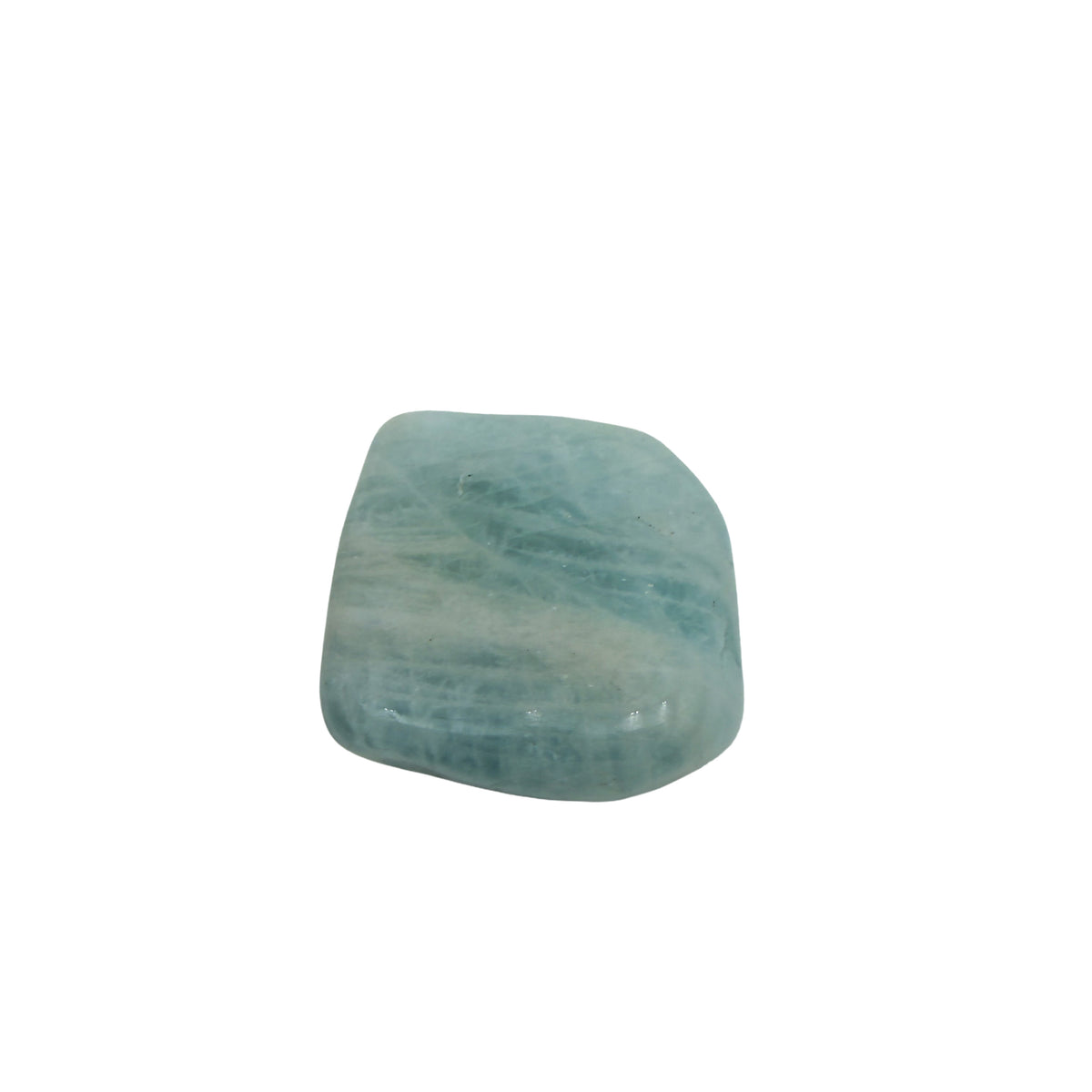 Sixth view of Aquamarine Tumble Stones, A grade, 1 to 1.50 inch, from Minas Gerais, Brazil