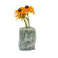 Green aventurine crystal vase in sage green stone with mica shimmer, A grade, Minas Gerais Brazil, view 3