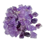 Color detail of Amethyst raw stone, from Rio Grande do Sul, Brazil, showing natural banding.