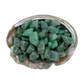 Green Aventurine raw stones 5-10 grams Minas Gerais Brazil bulk AA grade in abalone shell