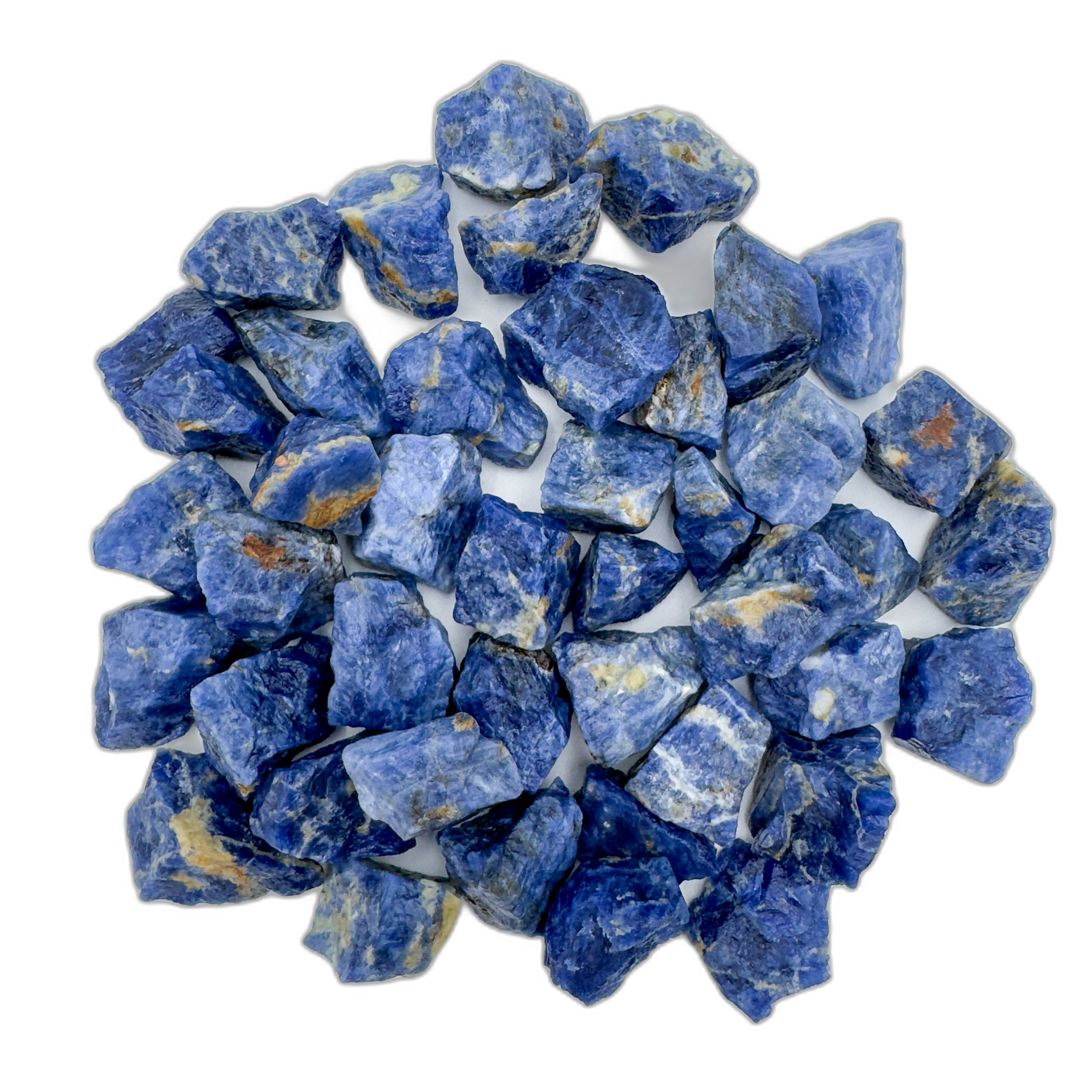Detail capture of Sodalite raw stone, to support Intuition.