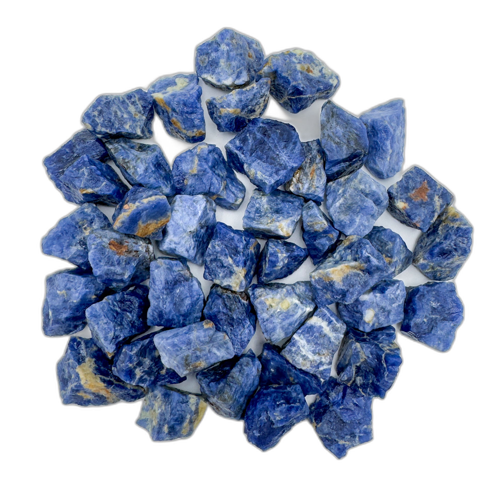 Detail capture of Sodalite raw stone, to support Intuition.