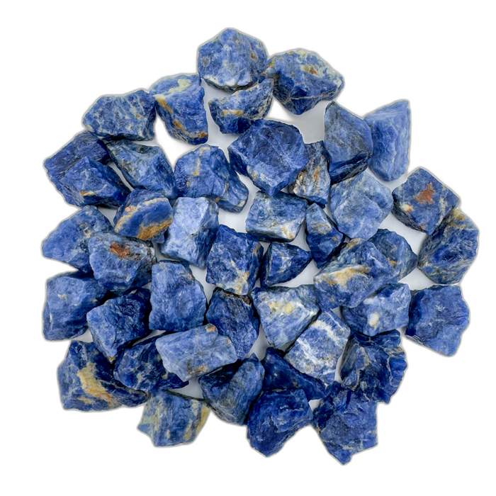 Detail capture of Sodalite raw stone, to support Intuition.