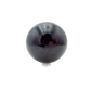 Reverse side of a hand-polished black jade sphere, 2.81 inches across, cut from Peru material.