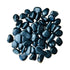 Black Obsidian Tumbled Stones for Cleansing, Emotional Healing & Grounding — black polished, AA grade from Argentina