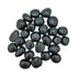 Polished Black Onyx Palm Stones for Confidence, Focus & Grounding — black smooth polished, AA grade from Peru