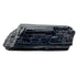 Black Tourmaline Raw Crystals, AA Grade, Brazil: one striated black crystal on a white background