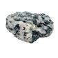 Polished Black Tourmaline in Quartz incense holder from Minas Gerais, Brazil, with a centre hole for a stick of incense