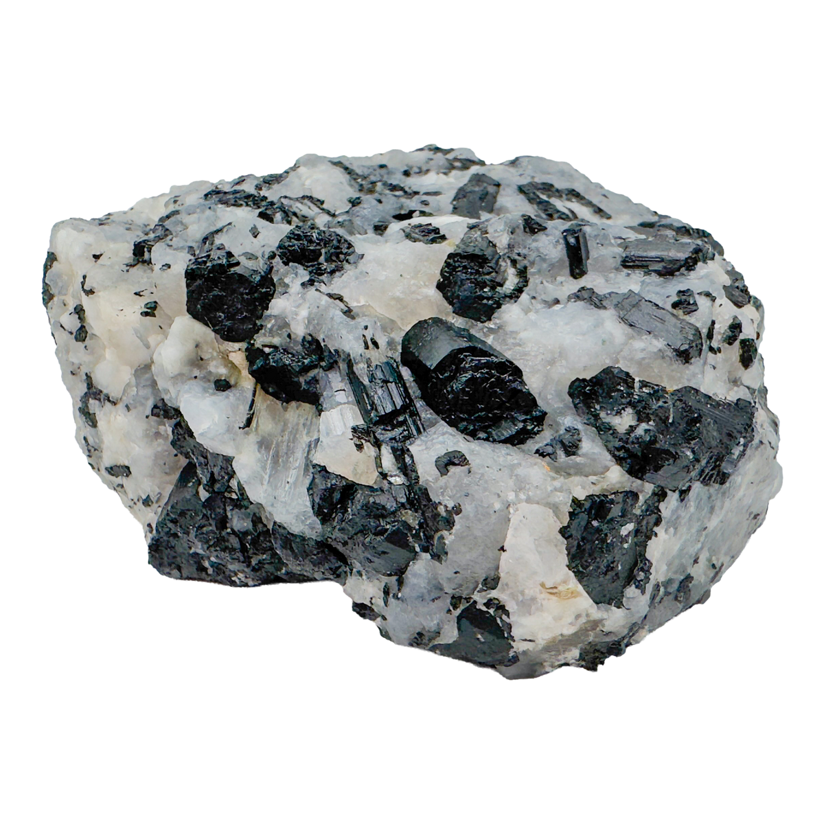 Black Tourmaline in Quartz Incense Holder from Minas Gerais, Brazil, A grade, fifth view