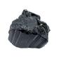 Close detail of AAA Grade Black Tourmaline raw crystals from Vakinankaratra, Madagascar