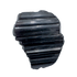 Detail view of AAA Grade Black Tourmaline raw crystal from Madagascar