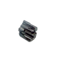 Raw black tourmaline specimen from Madagascar, alternate view