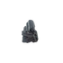 Raw black tourmaline specimen from Madagascar, alternate view
