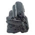 Raw black tourmaline specimen from Madagascar, alternate view