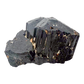 Raw black tourmaline specimen from Madagascar, AAA schorl crystal with vertical striations