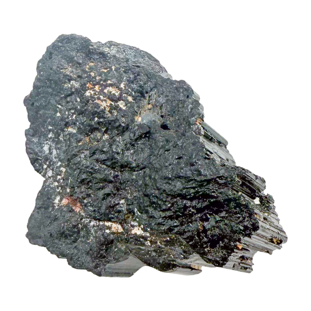 Black Tourmaline Raw Specimen from Vakinankaratra, Madagascar, AAA grade, fifth view