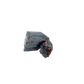 Raw black tourmaline specimen from Madagascar, alternate view