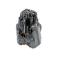 Raw black tourmaline specimen from Madagascar, AAA schorl crystal with vertical striations