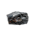 Raw black tourmaline specimen from Madagascar, alternate view