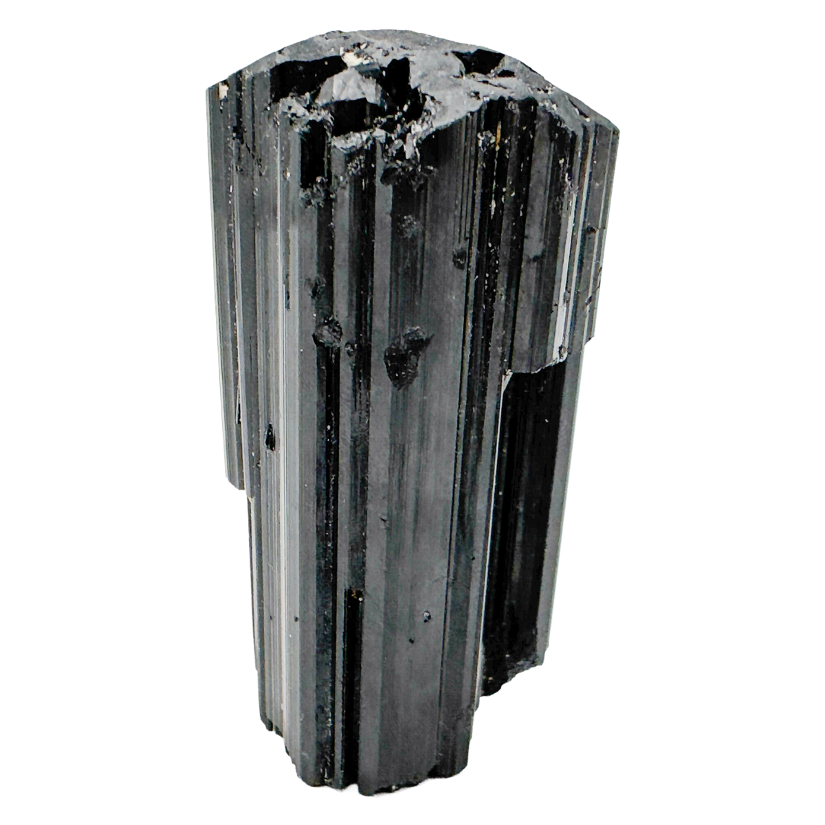 Black Tourmaline Raw Specimen from Vakinankaratra, Madagascar, AAA grade, fifth view
