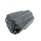 Raw black tourmaline specimen from Madagascar, alternate view