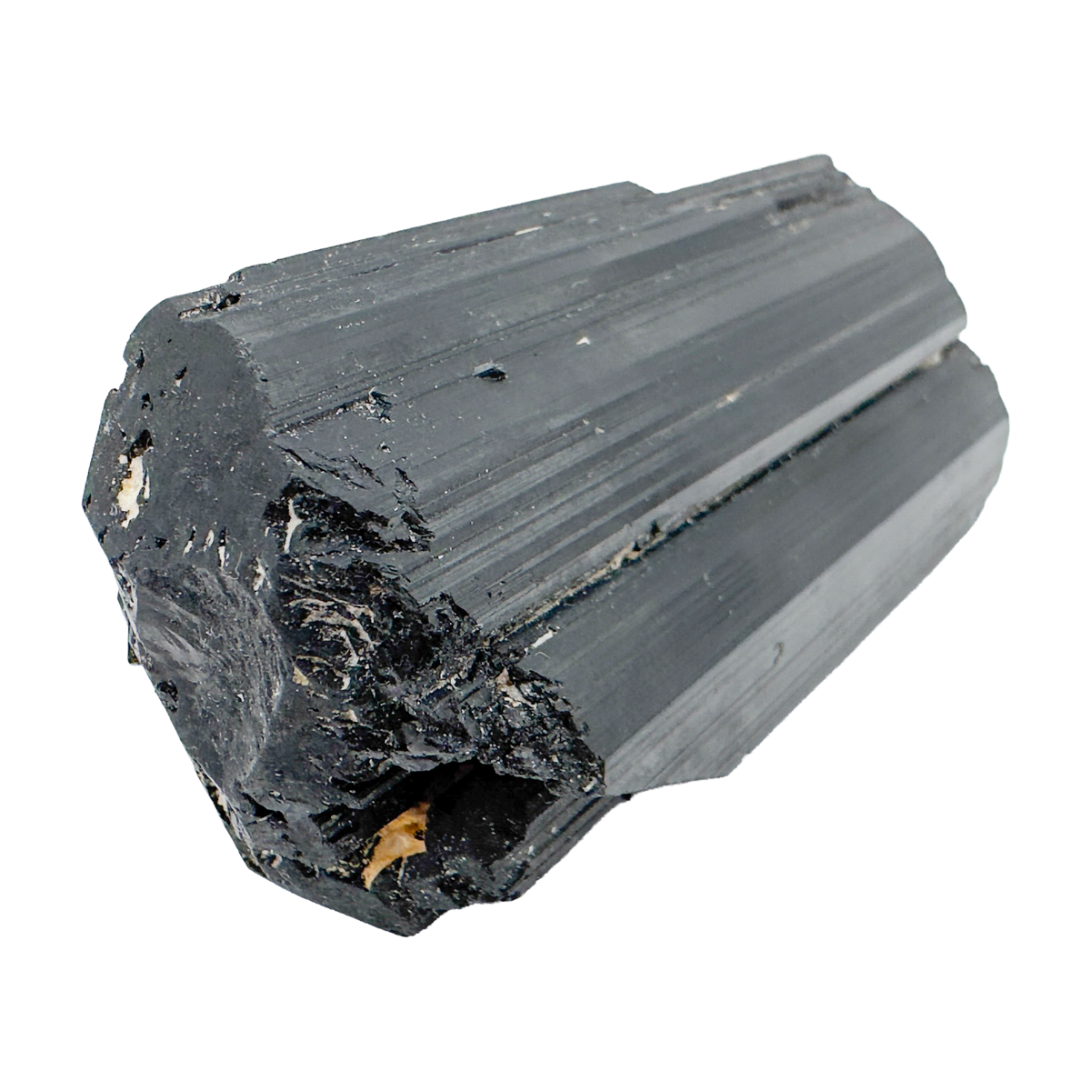 Black Tourmaline Raw Specimen from Vakinankaratra, Madagascar, AAA grade, eighth view
