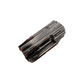Raw black tourmaline specimen from Madagascar, alternate view