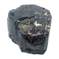 Raw black tourmaline specimen from Madagascar, alternate view