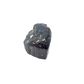 Raw black tourmaline specimen from Madagascar, alternate view