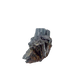 Raw black tourmaline specimen from Madagascar, AAA schorl crystal with vertical striations