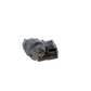 Raw black tourmaline specimen from Madagascar, alternate view