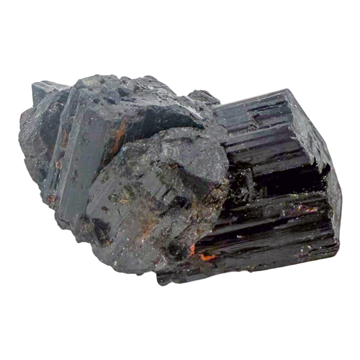 Black Tourmaline Raw Specimen, AAA Grade, Madagascar, sourced from Vakinankaratra, third view