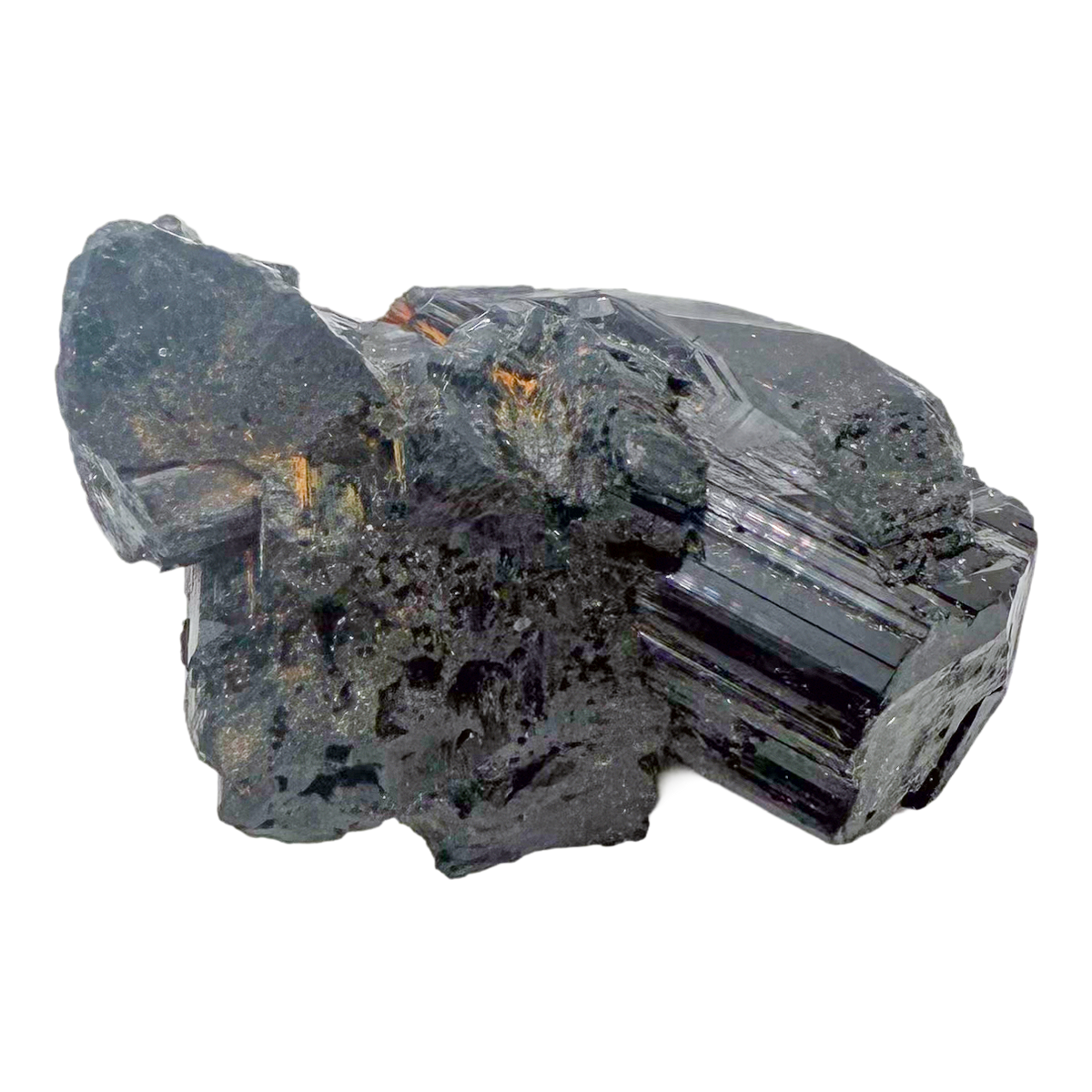 Black Tourmaline Raw Specimen, AAA Grade, Madagascar, sourced from Vakinankaratra, fourth view