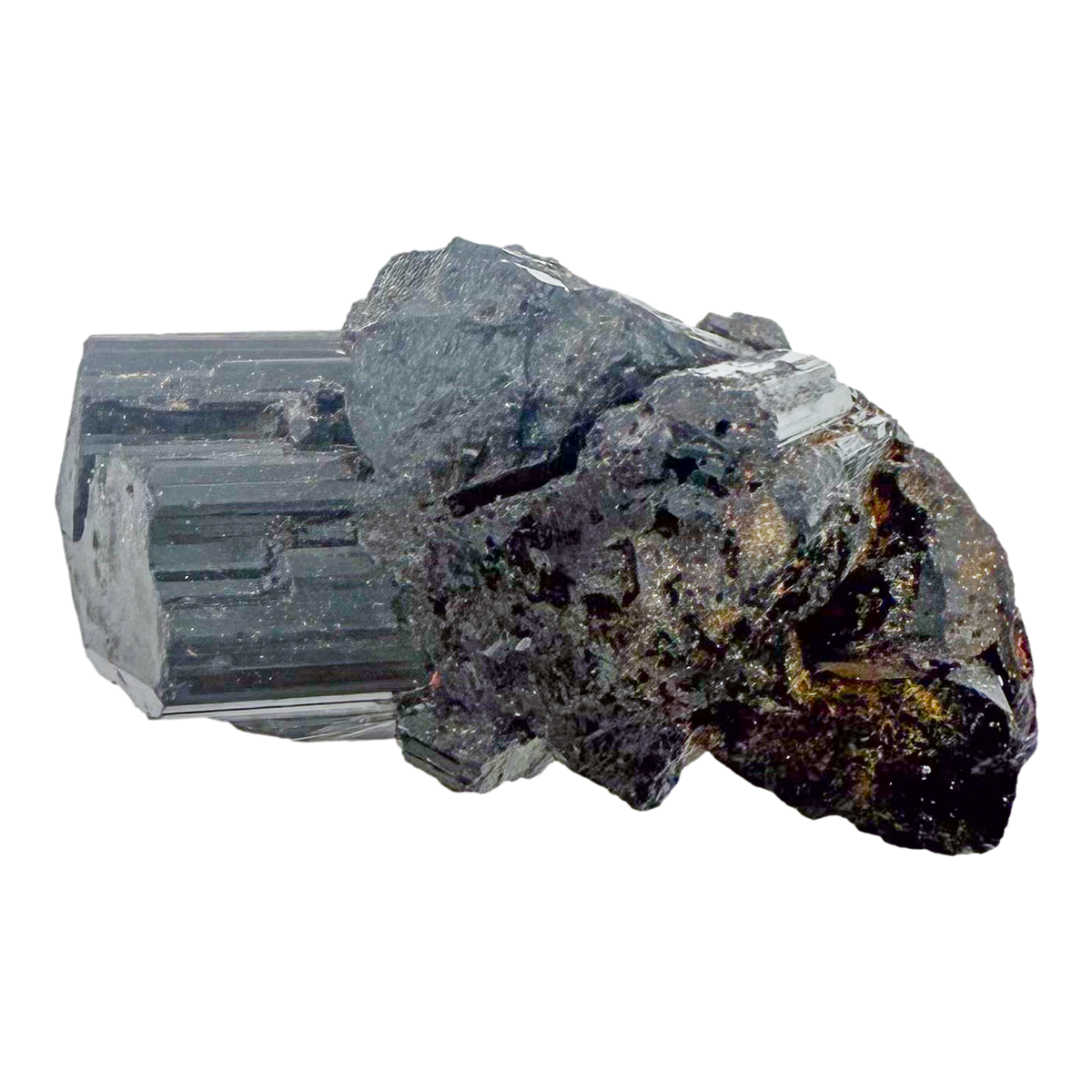 Black Tourmaline Raw Specimen, AAA Grade, Madagascar, sourced from Vakinankaratra, fifth view