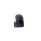 Raw black tourmaline specimen from Madagascar, alternate view