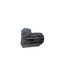 Raw black tourmaline specimen from Madagascar, AAA schorl crystal with vertical striations