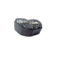 Raw black tourmaline specimen from Madagascar, AAA schorl crystal with vertical striations