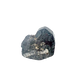 Raw black tourmaline specimen from Madagascar, alternate view