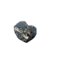 Raw black tourmaline specimen from Madagascar, alternate view