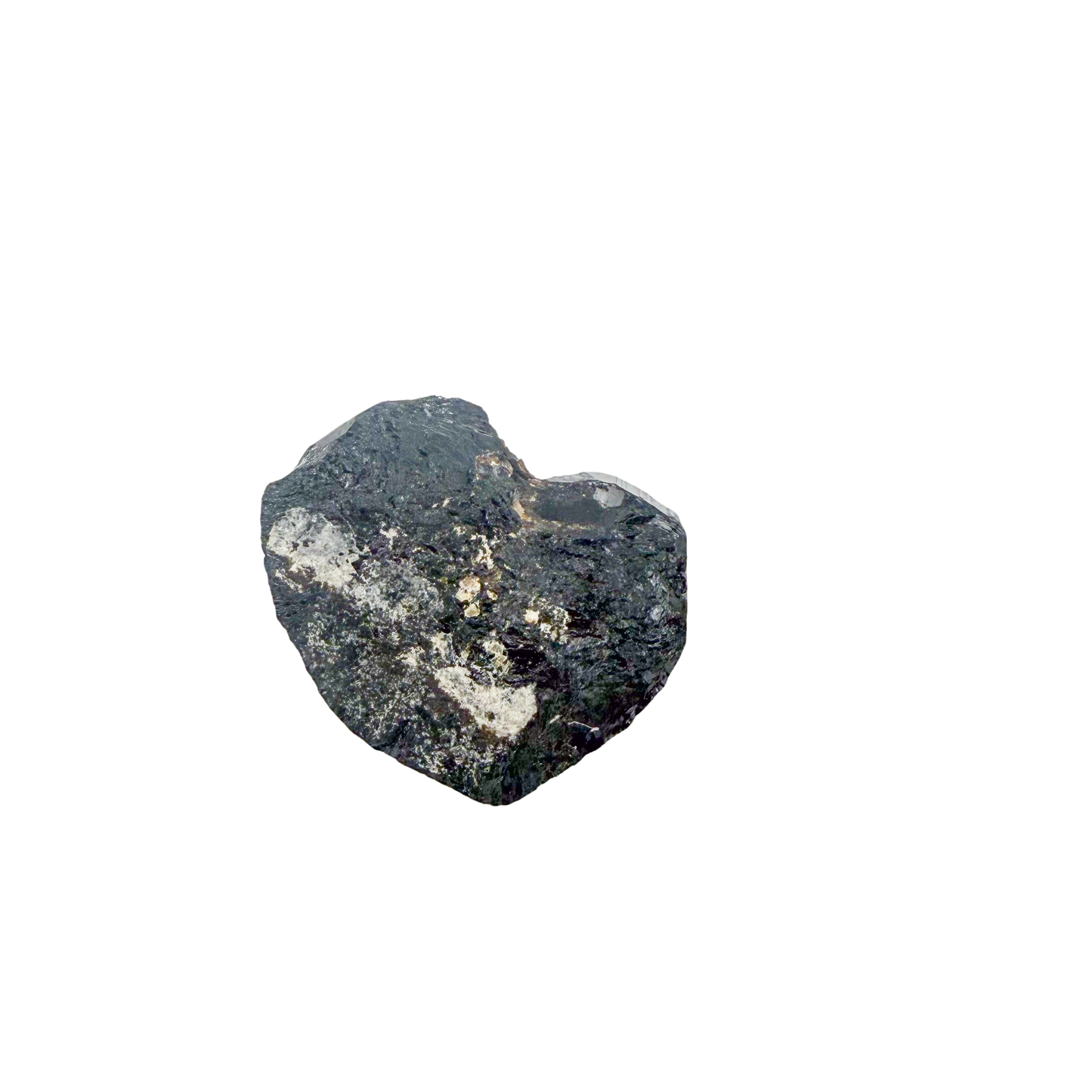 Raw black tourmaline specimen from Madagascar, alternate view