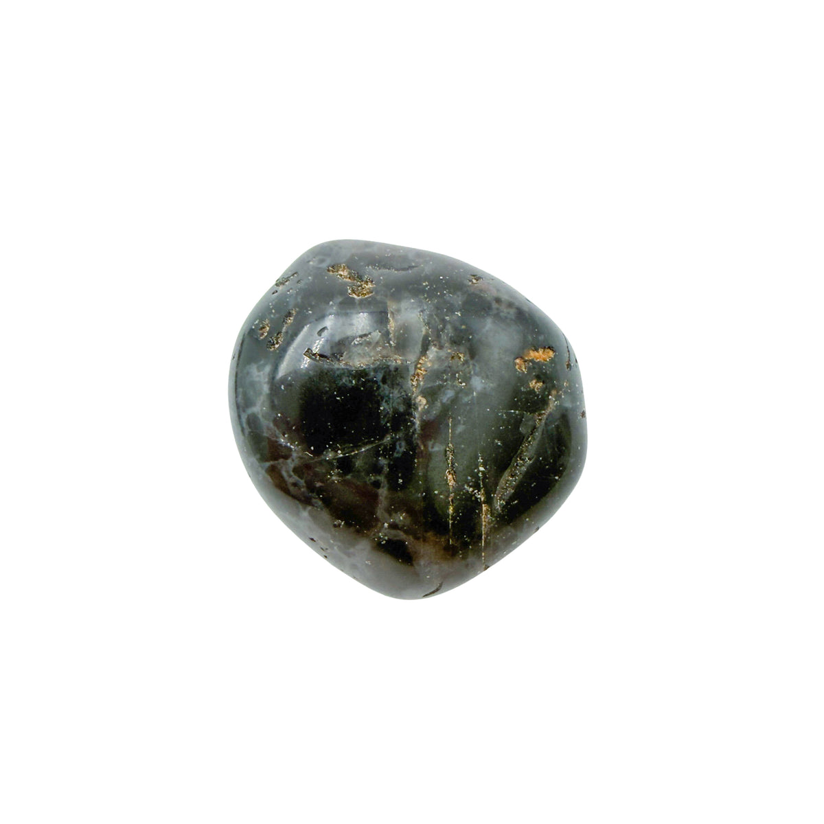 Fifth view of Black Onyx Tumbled Stones, AA grade, 1 to 1.50 inch, from Minas Gerais, Brazil