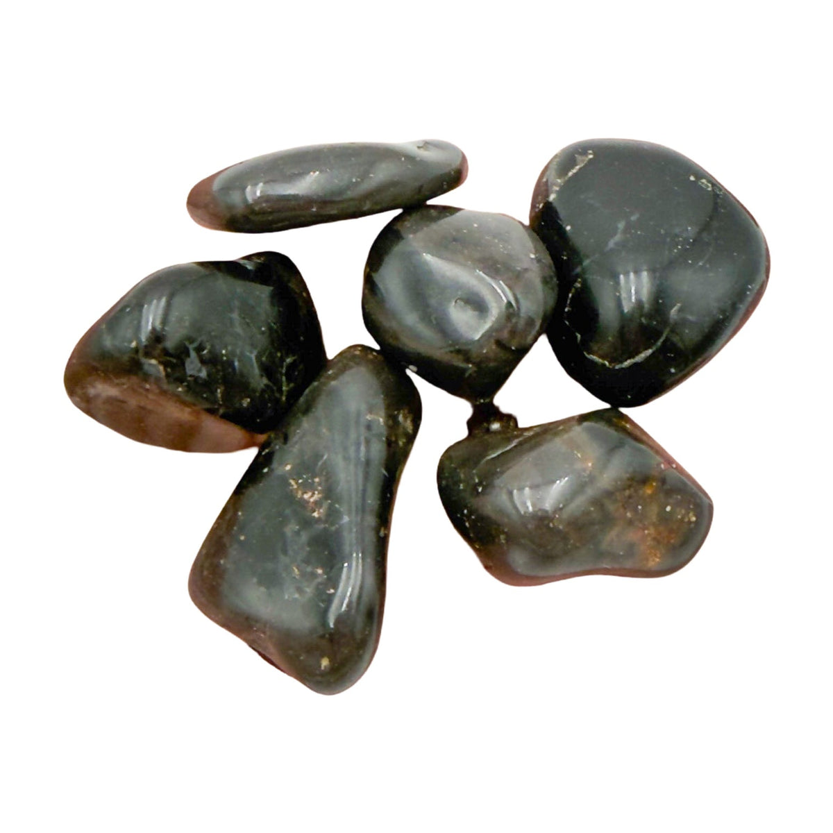 Seventh view of Black Onyx Tumbled Stones, AA grade, 1 to 1.50 inch, from Minas Gerais, Brazil