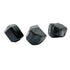 Grade A Black Tourmaline raw crystals from Mashonaland West, Zimbabwe, 1 to 2 inches, natural vertical striations.