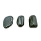 Black Tourmaline Tumbled Stones, AA grade, 0.75 to 1.25 inch, from Minas Gerais, Brazil