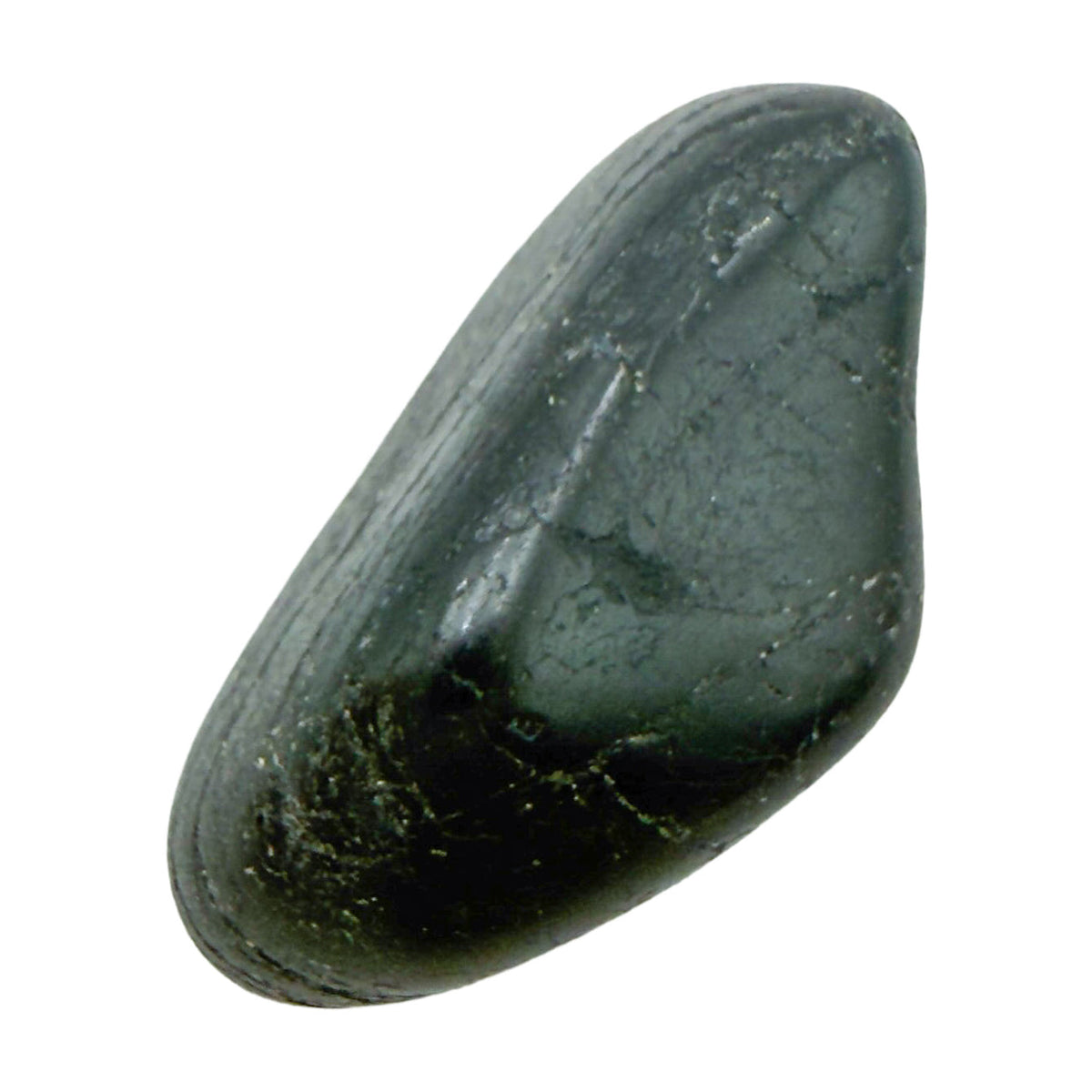 Sixth view of Black Tourmaline Tumbled Stones, AA grade, 0.75 to 1.25 inch, from Minas Gerais, Brazil