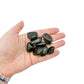 Eighth view of Black Tourmaline Tumbled Stones, AA grade, 0.75 to 1.25 inch, from Minas Gerais, Brazil