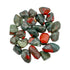 Bloodstone Crystals to support Confidence, Energy, Grounding & Heart Chakra Support — green polished, AA grade Eswatini-sourced