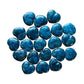 Blue Apatite Crystal Hearts for Focus, Intuition & Manifestation & Third Eye Support — blue polished, AA grade from Madagascar