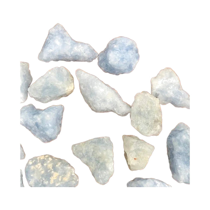 Blue Calcite raw stones from Madagascar, A grade